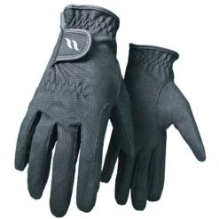 Back On Track Therapeutic Riding Gloves - Black
