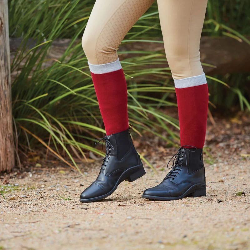 Dublin Kids' Altitude Lace Up Paddock Boots - Black 2 Dublin Kids' Altitude Lace Up Paddock Boots - Black - Image 2