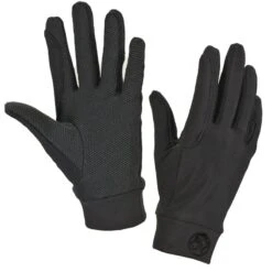 Ovation Ultra Grip Rein Gloves - Black