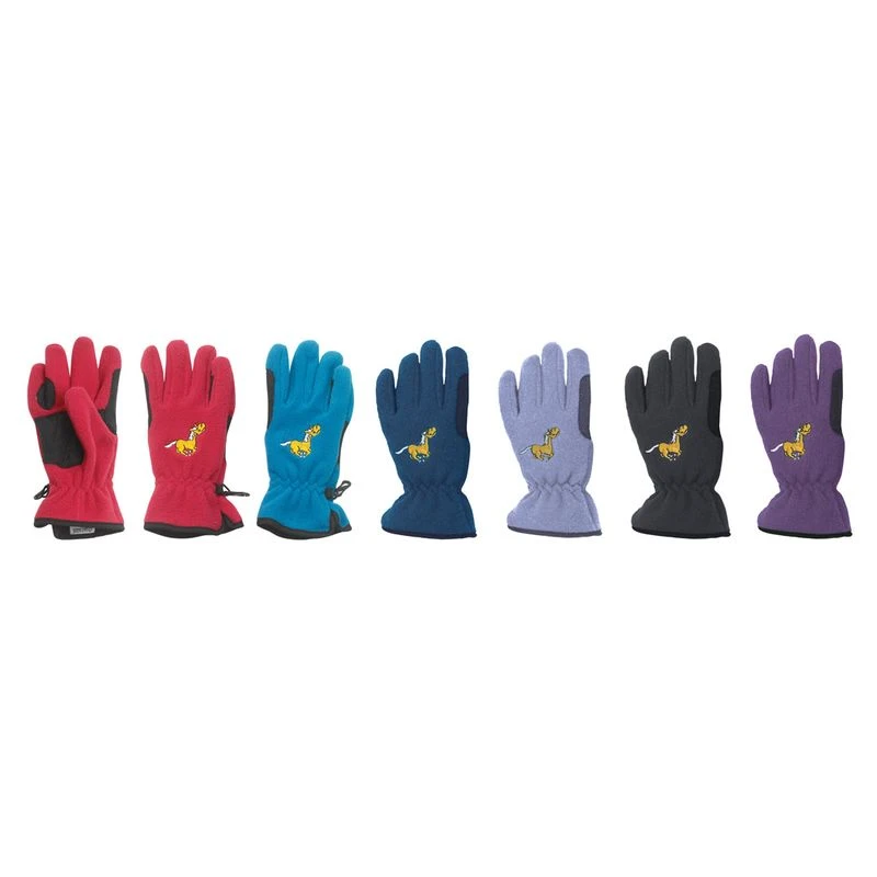 Equistar Kids' EquiStar Pony Fleece Glove - Black 1 Equistar Kids' EquiStar Pony Fleece Glove - Black