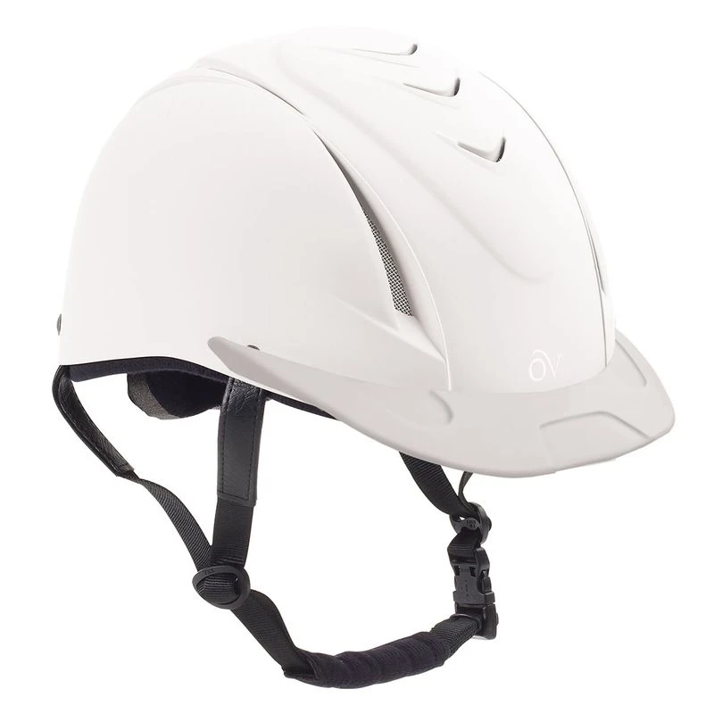 Ovation Deluxe Schooler Helmet - White 1 Ovation Deluxe Schooler Helmet - White