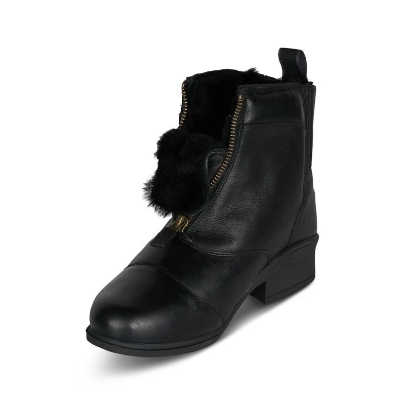 B Vertigo Women's Mercury Winter Paddock Boots W/Lamb Fur Lining - Black 2 B Vertigo Women's Mercury Winter Paddock Boots W/Lamb Fur Lining - Black - Image 2