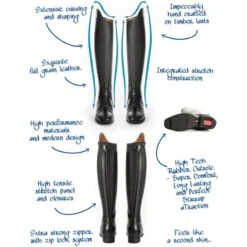 Tredstep Vasari Field Boot - Black -Roeckl Sales Store 522607 800 800