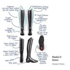 Tredstep Medici II Dress Boot - Black -Roeckl Sales Store 523646 800 800