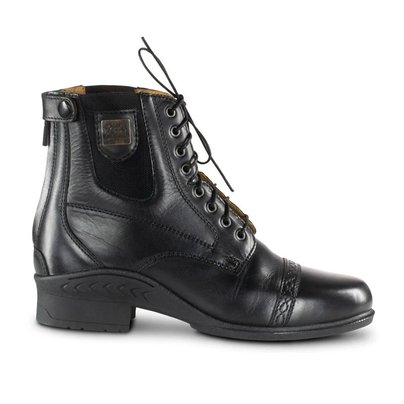 B Vertigo Women's Jupiter Front-Lace Paddock Boots - Black 3 B Vertigo Women's Jupiter Front-Lace Paddock Boots - Black - Image 3