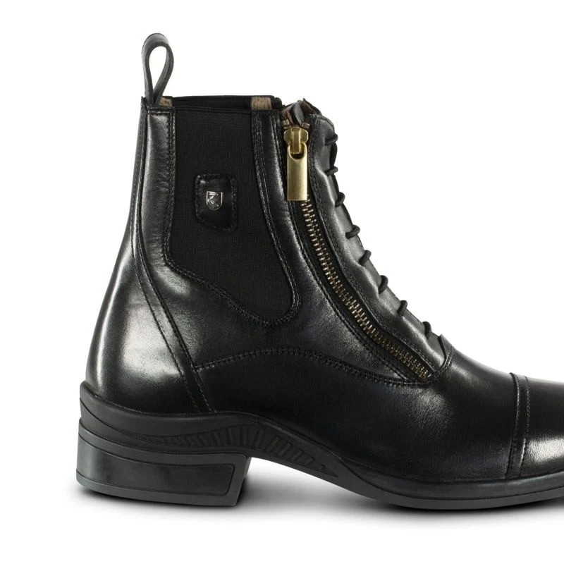 Horze Women's Highgate Paddock Boots - Black 2 Horze Women's Highgate Paddock Boots - Black - Image 2