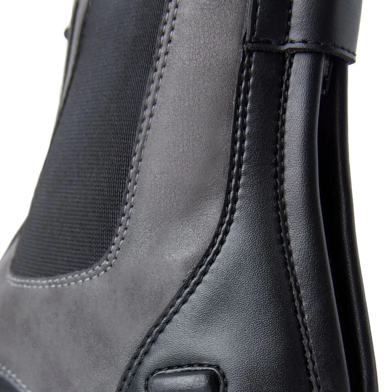 Horze Women's Kilkenny Two-Toned Paddock Boots - Black/Grey 2 Horze Women's Kilkenny Two-Toned Paddock Boots - Black/Grey - Image 2