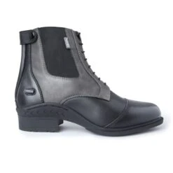 Horze Women's Kilkenny Two-Toned Paddock Boots - Black/Grey 9 Horze Women's Kilkenny Two-Toned Paddock Boots - Black/Grey -Roeckl Sales Store 586645 800 800